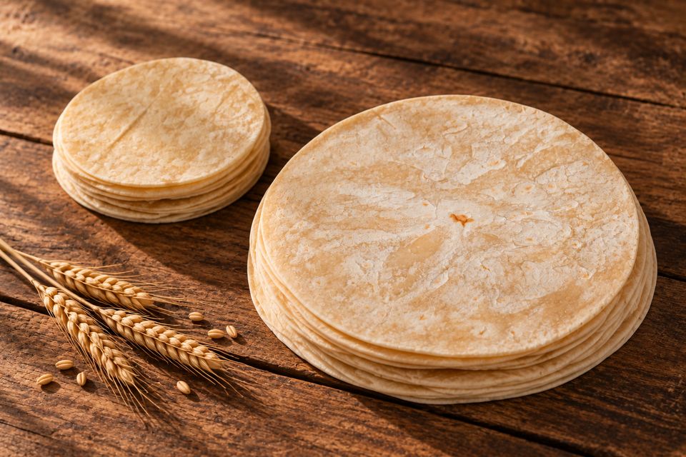 Tortillas de harina AYALA con espigas de trigo